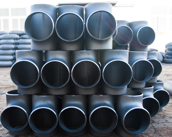 black steel pipe fittings tee