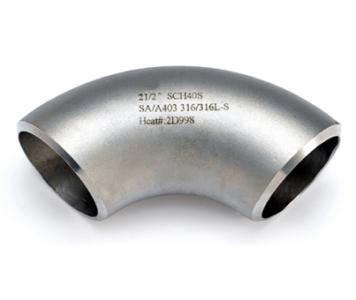 ASME B16.9 Butt Welded Stainless Steel 90 Degree Elbow