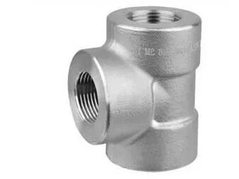 2 In Threaded Reducing NPT Stainless Steel Forged Socket Pipe Fittings Tee