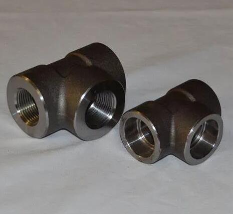 Stainless Steel Forged Screwed Pipe Fitting Tee